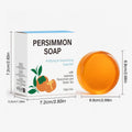 Persimmon Soap Bar – Natural Deodorizing Moisturizing Bath Soap Natural Bar Soap PRIMED A-100g 3pcs