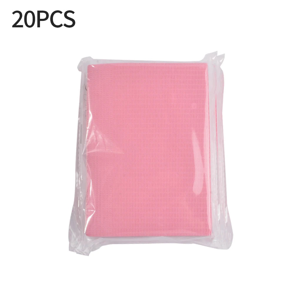 20pcs Disposable Nail Art Table Mats – Waterproof Manicure Pads