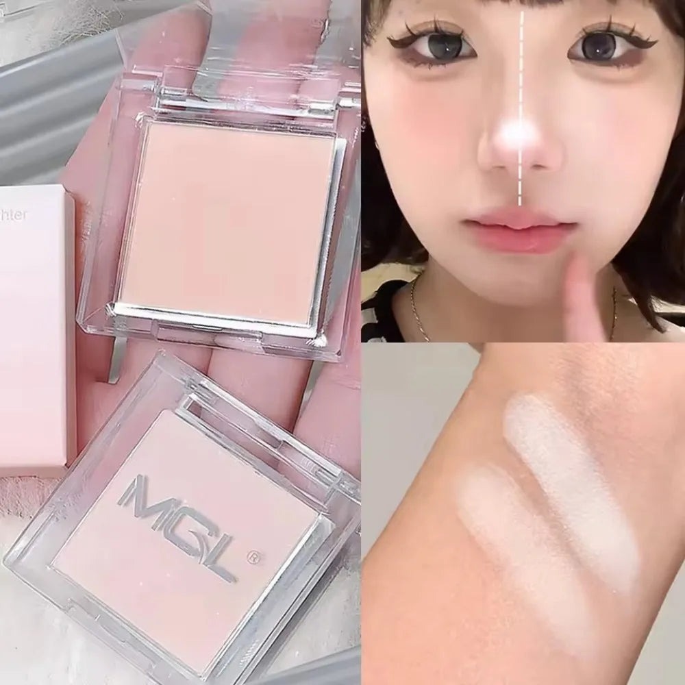 Matte White Eyeshadow & Highlighter Powder | Long-Lasting Eyeshadow Highlighter PRIMED