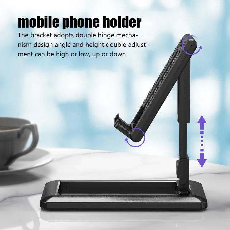 Foldable Desktop Phone & Tablet Stand – Adjustable Holder Phone & Tablet Stand PRIMED