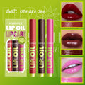 MLSMILE 3-Piece Lipstick Set | Mirror Lip Gloss & Moisturizing Lip Gloss Set PRIMED Set C Full Size