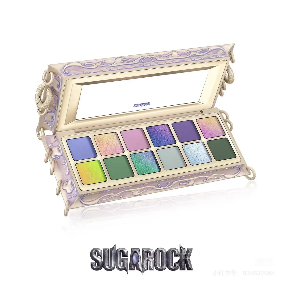 Sugarock 12-Color Eyeshadow Palette – Shimmer & Matte