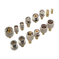 14-Piece SMA BNC UHF N-Type RF Coaxial Adapter Connector Kit RF Connector Kit PRIMED China Mainland