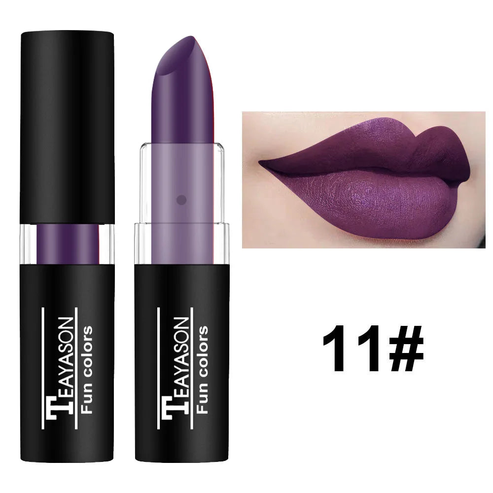 Velvet Matte Lipstick Bold Colors – Waterproof Long-Lasting