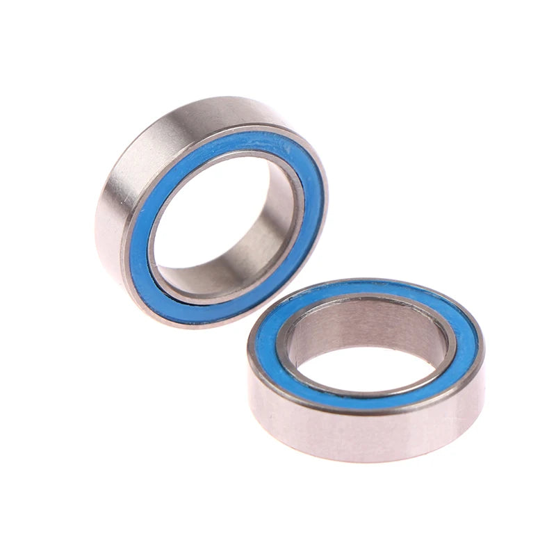 6700 2RS Bearings 10x15x4mm Blue Rubber Sealed 2-Pack