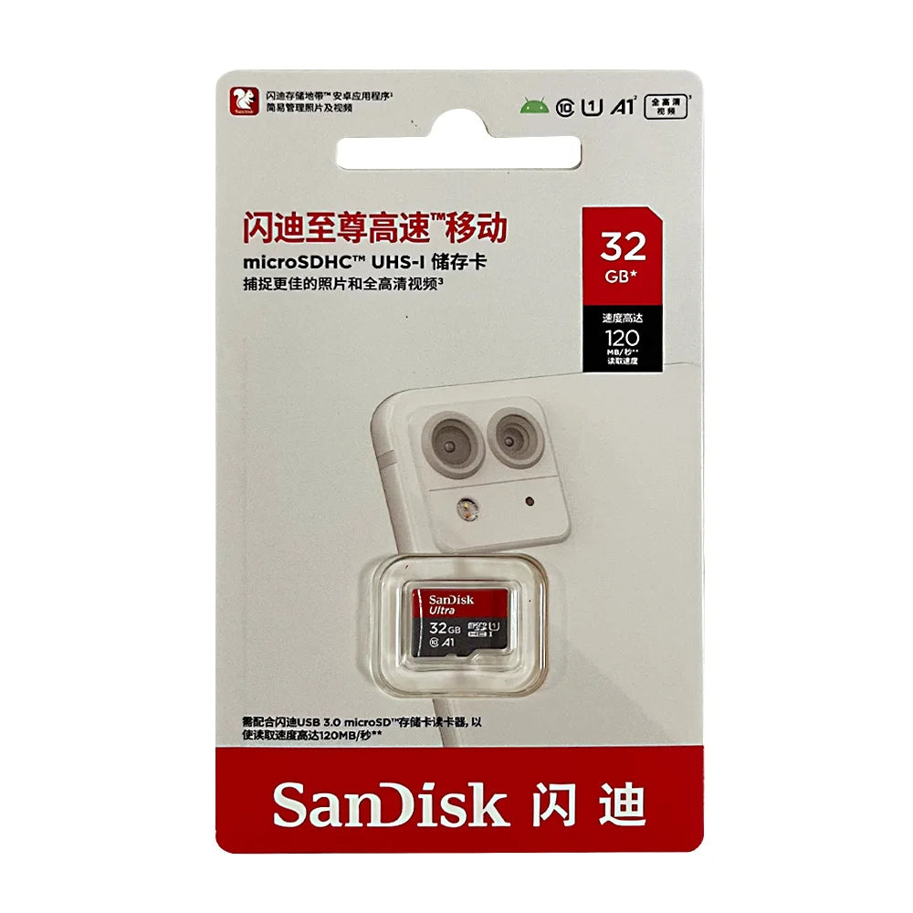 SanDisk Ultra microSD Card A1 Class 10 – 32GB to 1TB MicroSD Memory Card PRIMED