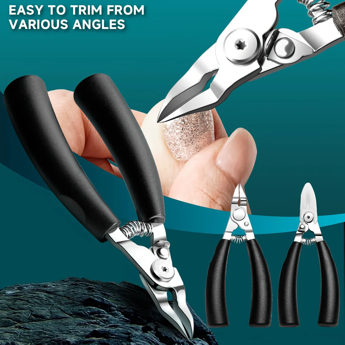 Thick Toenail Clipper Kit – Stainless Steel Precision Trimmer