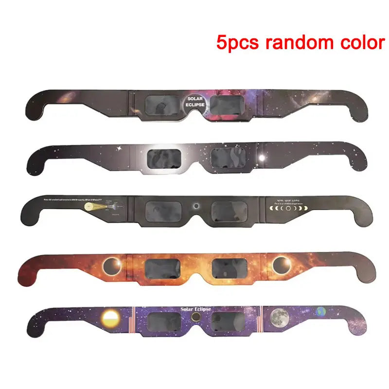 Solar Eclipse Glasses CE & ISO Certified | 1, 10 or 50 Pack