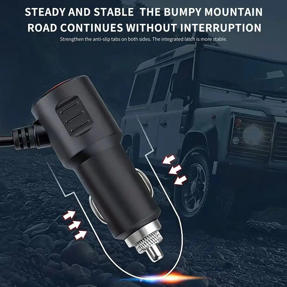 120W 3-in-1 USB-C Car Cigarette Lighter Splitter | Fast Charge Car Charger Adapter PRIMED