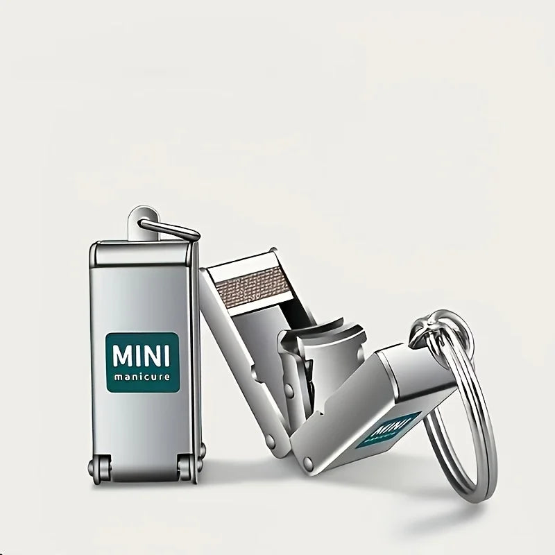 Stainless Steel Nail Clippers with Storage | Compact Manicure Tool