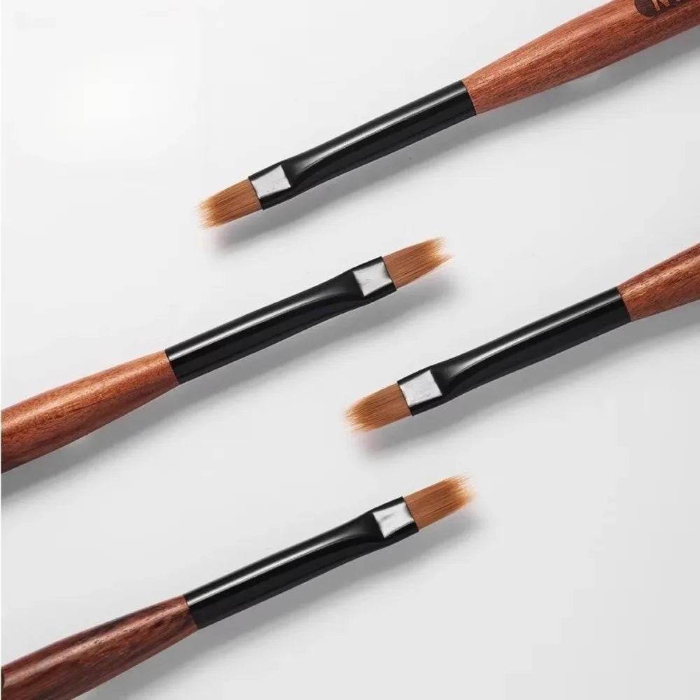 Nail Art Detail Brush – Ombre & Gel Pen Wooden Handle Tool