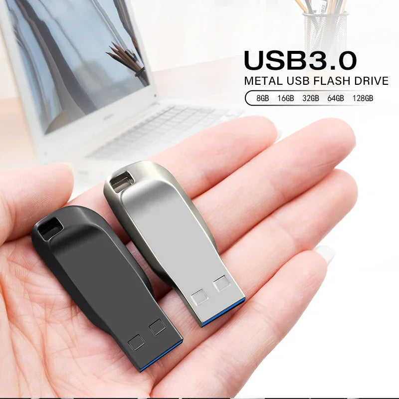 JASTER USB 3.0 Metal Flash Drive 8GB–128GB | Custom Logo USB Flash Drive PRIMED