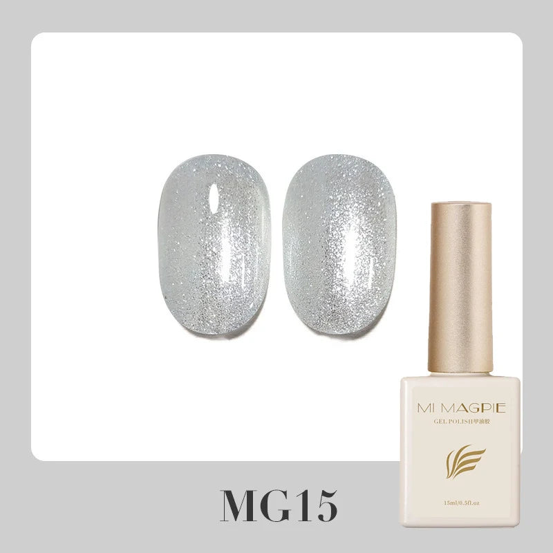 Diamond Glitter Gel Polish – Holographic UV LED Nail Gel 15ml