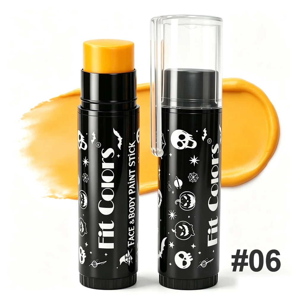 Halloween Face & Body Paint Stick – Cosplay & Stage Makeup Face & Body Paint PRIMED 06