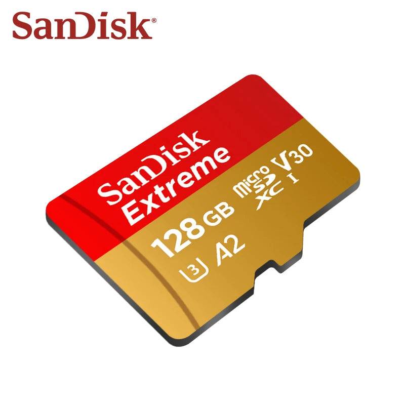 SanDisk Extreme MicroSD V30 A2 U3 – Up to 190MB/s | 32–256GB MicroSD Memory Card PRIMED