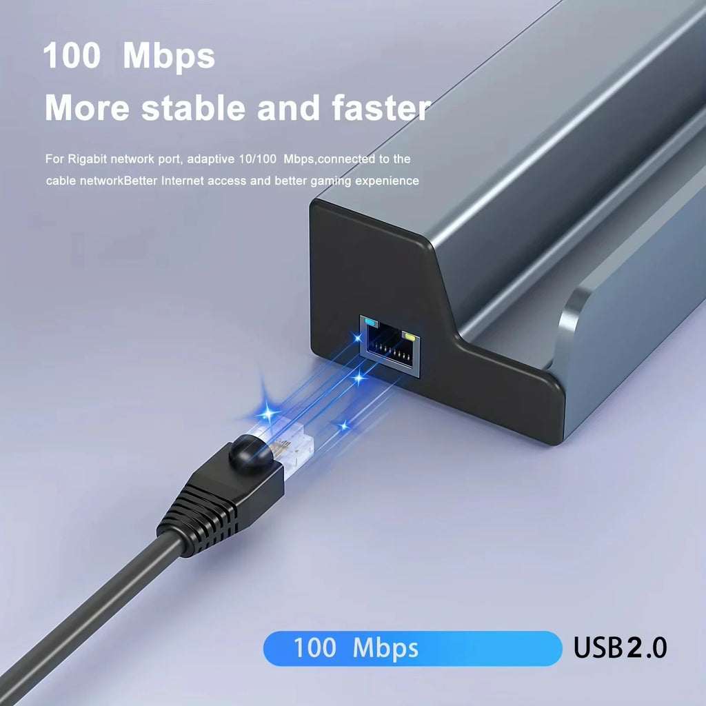 6-in-1 Steam Deck Dock – 4K HDMI, USB & PD 100W Charging USB-C Docking Station PRIMED