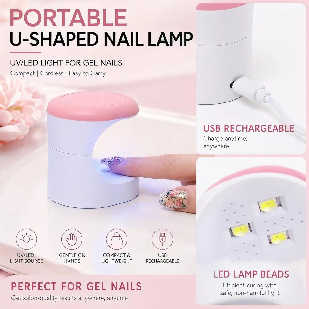 Mini UV LED Nail Lamp – Portable USB Gel Polish Dryer
