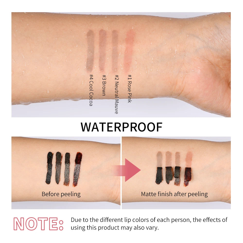 Peel Off Matte Lip Liner Pencil – Waterproof & Long Lasting Lip Liner Pencil PRIMED