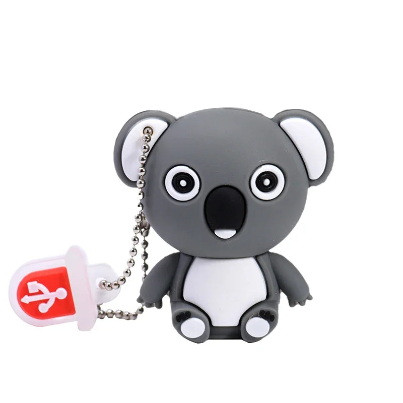 Panda USB 2.0 Flash Drive with Keychain – Kids Gift 4–64GB USB Flash Drive PRIMED 4GB With Key Chain -F