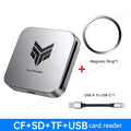 Magnetic 4-in-1 Card Reader USB-C 5Gbps CF SD TF USB-A Card Reader Hub PRIMED USB-A-USB-C China Mainland