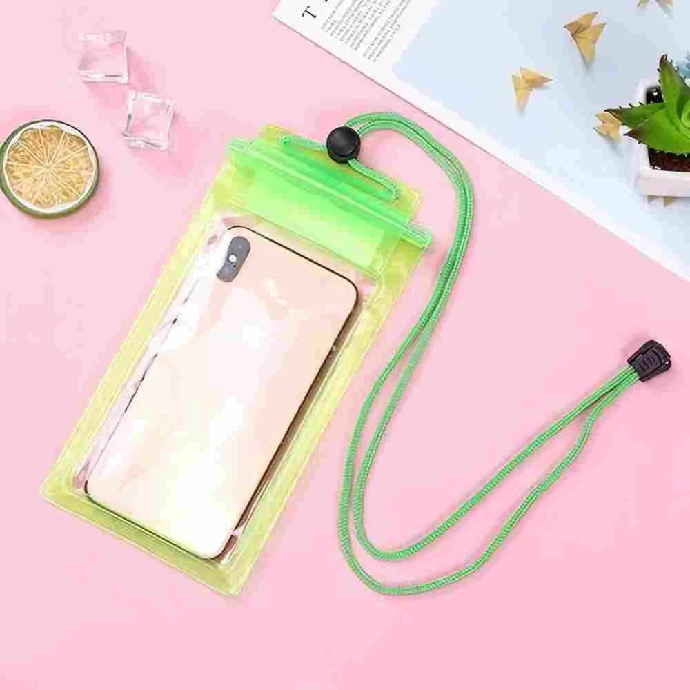 Waterproof Phone Pouch Dry Bag | Clear PVC, 30m Underwater Waterproof Phone Pouch PRIMED Green