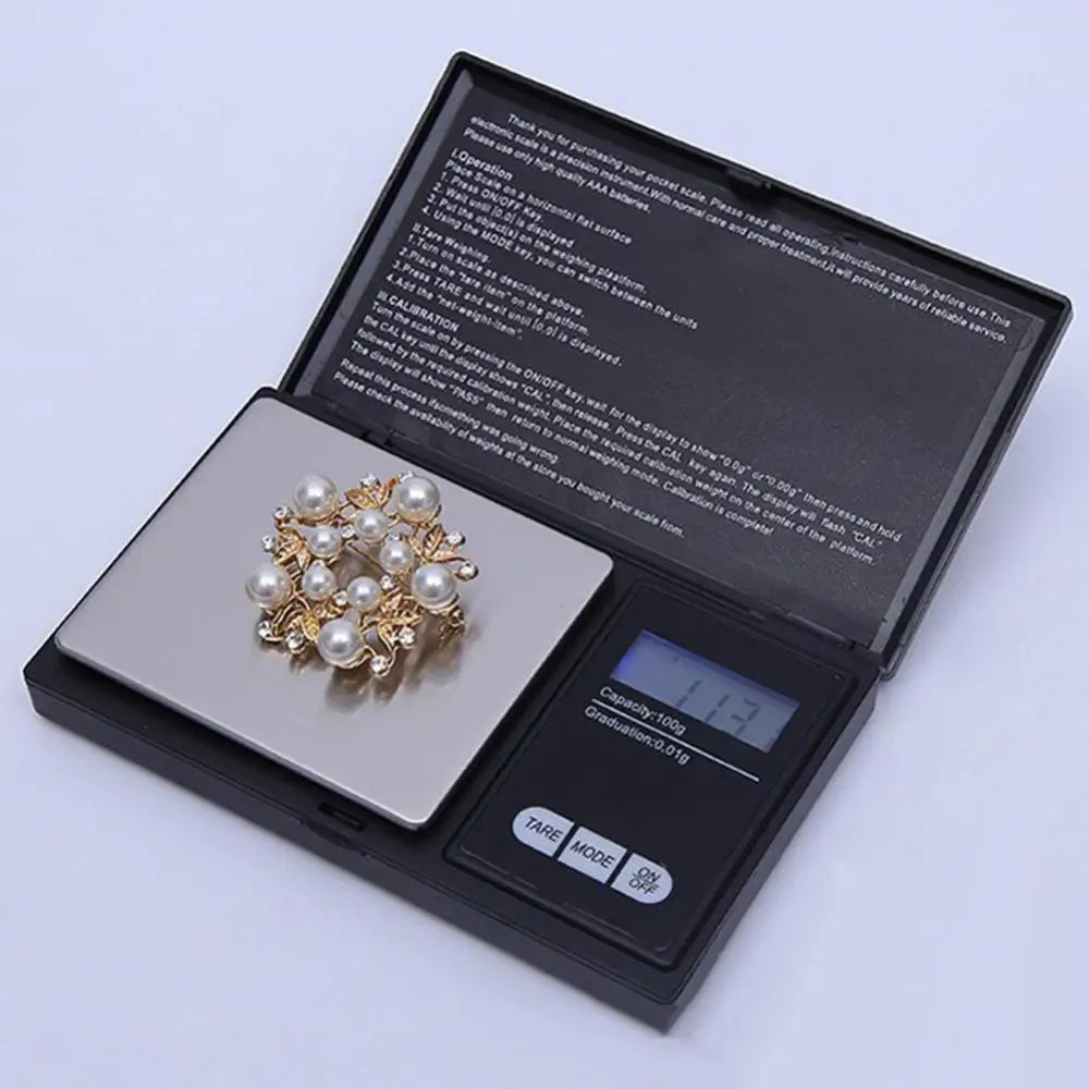 Mini Precision Digital Jewelry Scale 100g/0.01g & 500g/0.1g Digital Jewelry Scale PRIMED