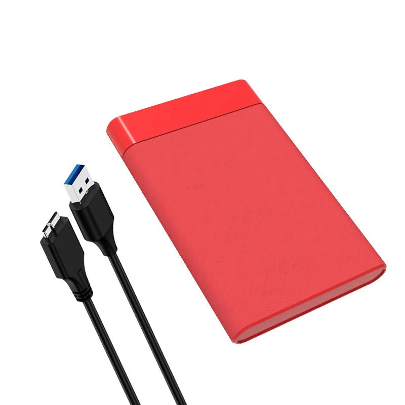 UTHAI Q5 2.5" USB 3.0 Tool-Free Hard Drive Enclosure | SSD & HDD Hard Drive Enclosure PRIMED Red