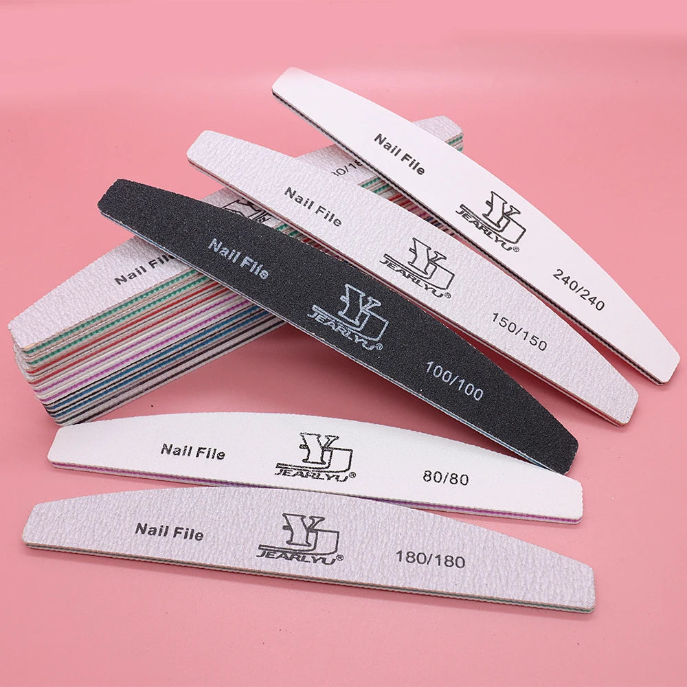 Professional Nail Buffer Files 80–240 Grit | 5/10 Pcs Set