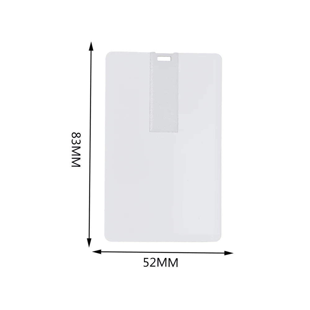 50-Pack Custom Logo USB 3.0 Flash Drives | Credit Card Style Custom USB Flash Drive PRIMED