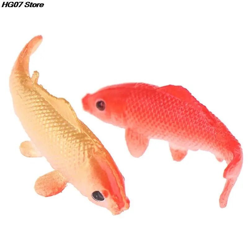 Mini Goldfish Figurines 5pcs – Resin Carp Miniature Home Decor Miniature Figurines PRIMED