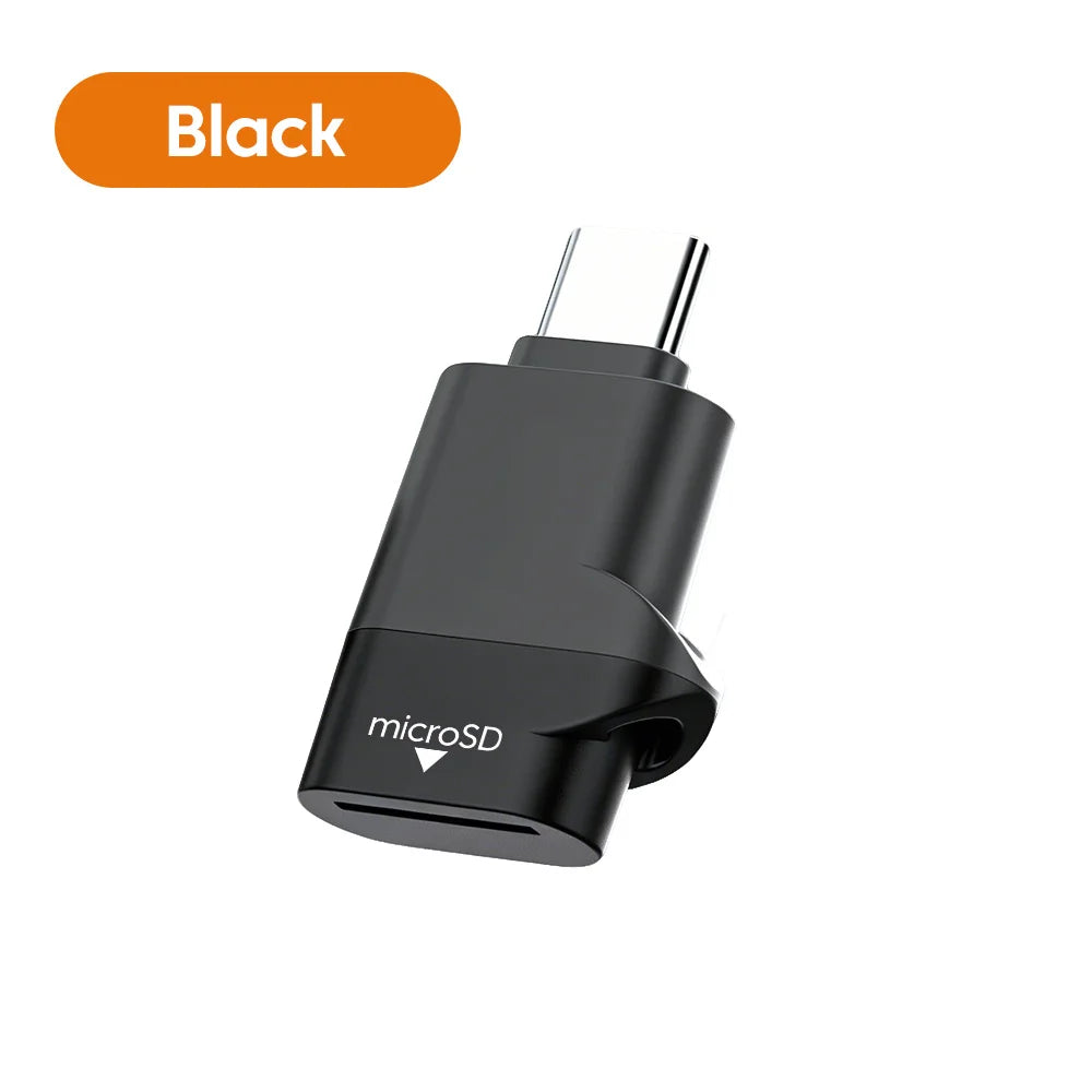 USB-C to MicroSD Card Reader USB 3.0 High-Speed Adapter USB-C Card Reader PRIMED TypeC 3.0-style B