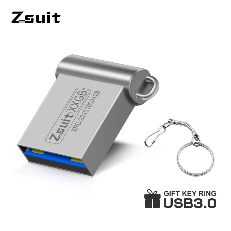 Z-suit USB 3.0 Flash Drive 16GB–128GB | Fast Metal Pendrive