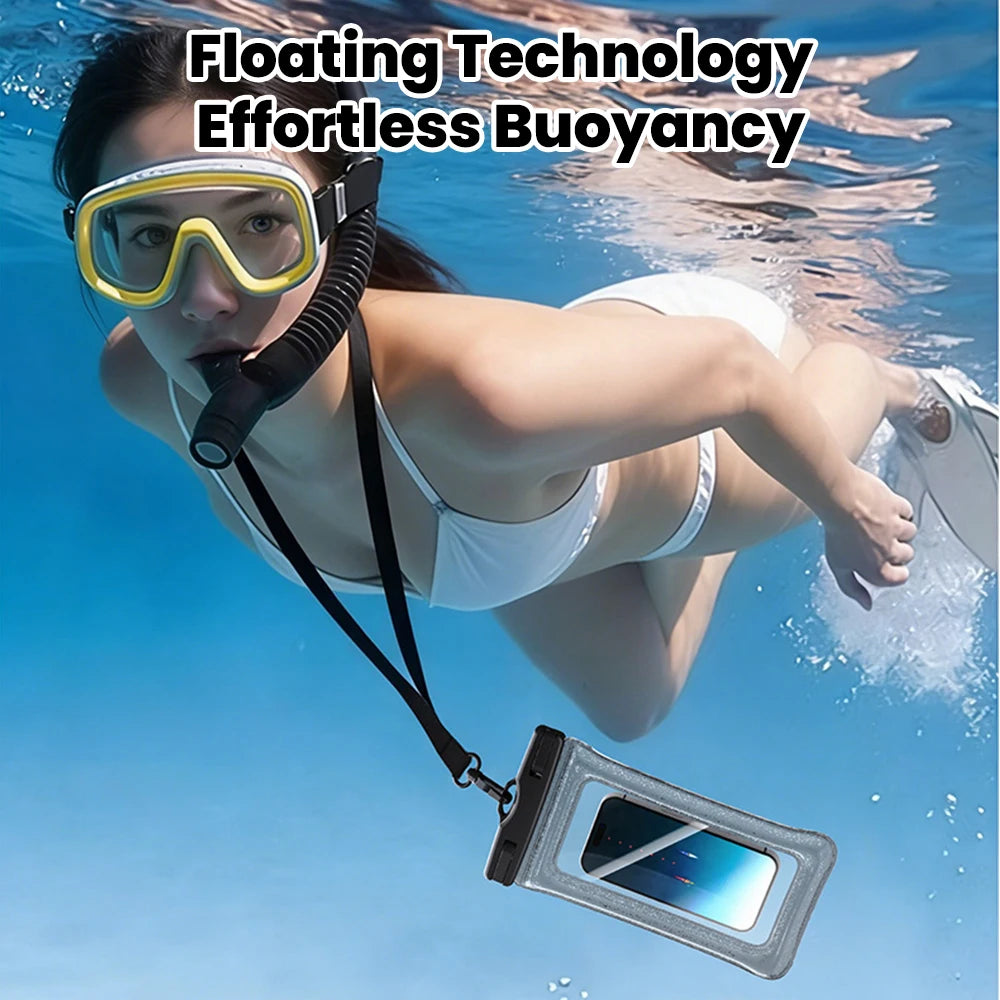 Waterproof Phone Pouch Bag – Swimming, Diving & Photos