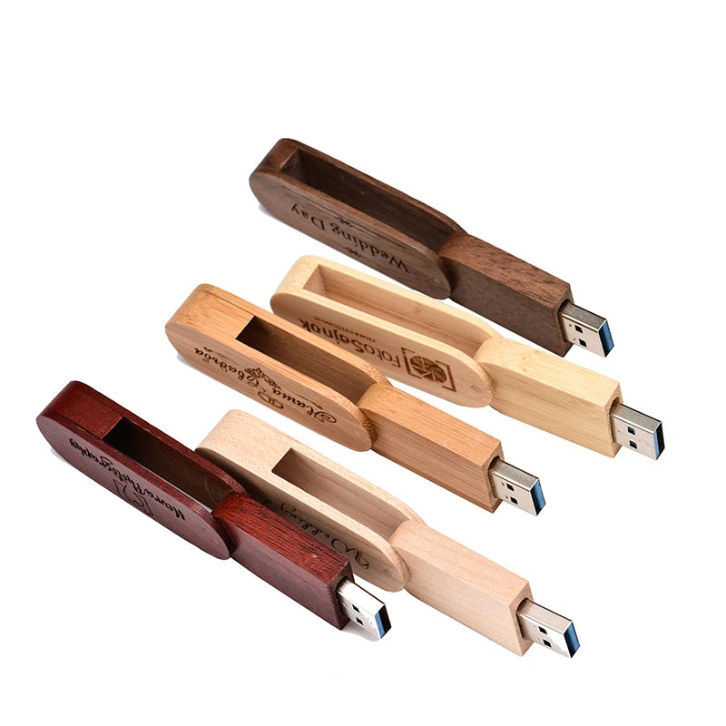 JASTER Wooden USB 3.0 Flash Drive | 16–128GB Custom Logo Wooden USB Flash Drive PRIMED