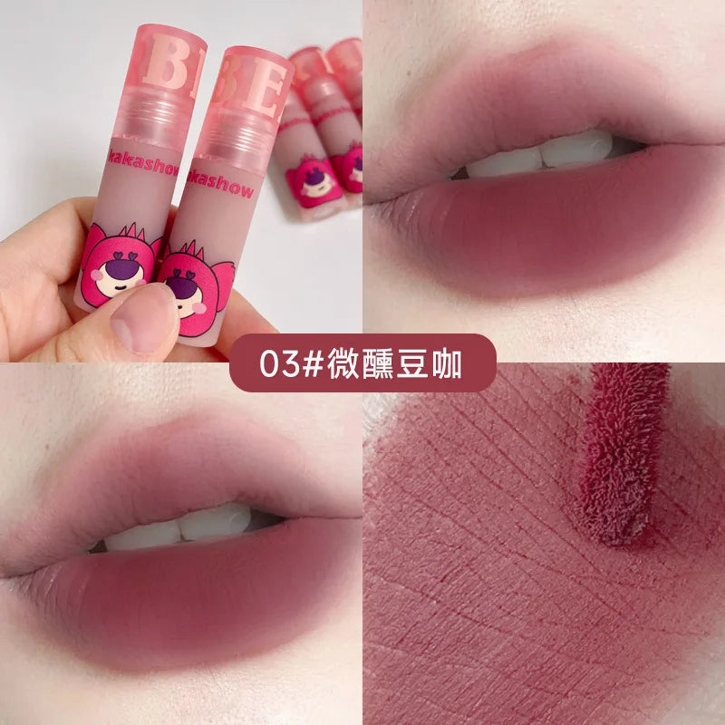 Peach Pink Matte Liquid Lipstick – Velvet Lip Glaze Waterproof Matte Liquid Lipstick PRIMED kakashow-03