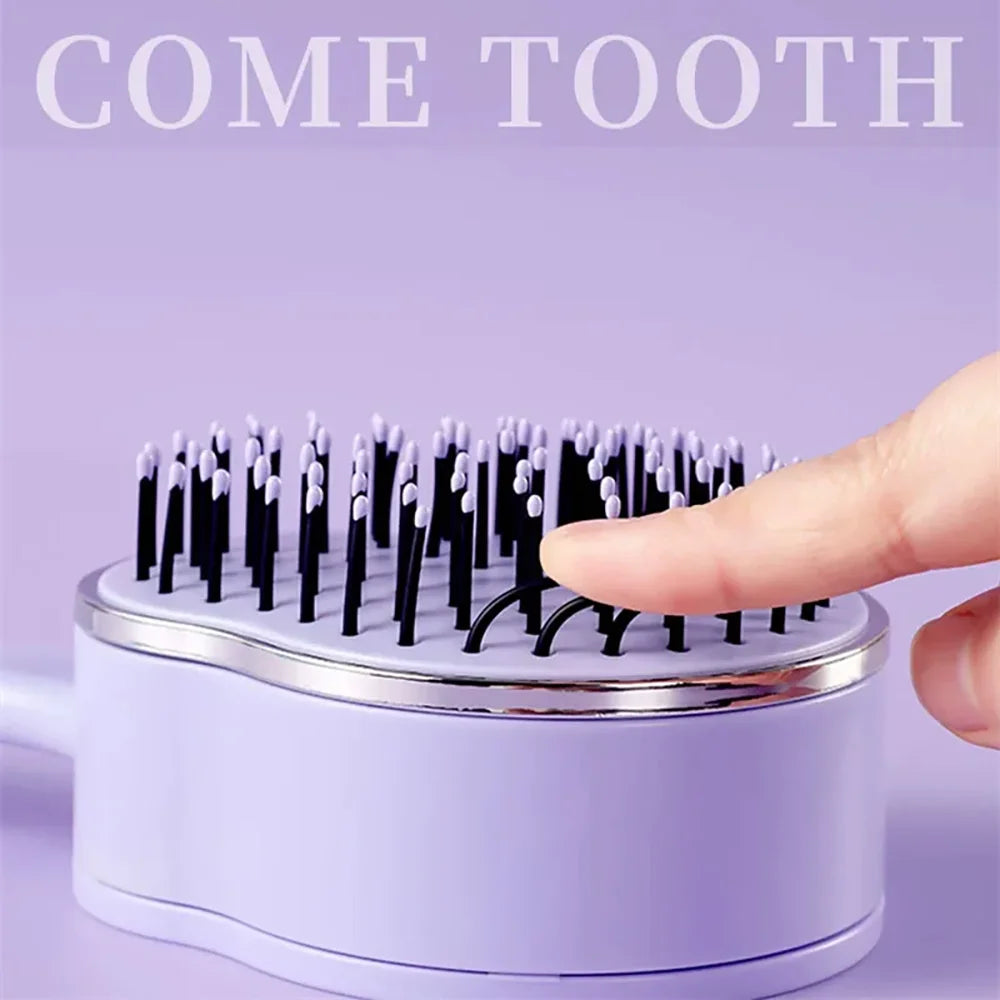 Self-Cleaning Air Cushion Hair Brush – Scalp Massage Comb Hair Brush Comb PRIMED