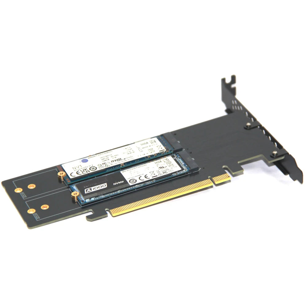 M.2 NVMe PCIe 4.0 x16/x8 Expansion Card – 4-Port SSD Adapter PCIe NVMe Expansion Card PRIMED
