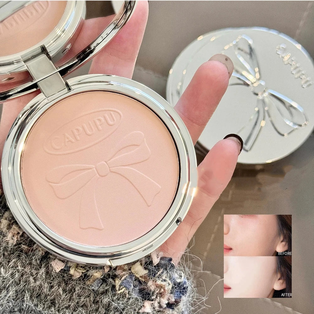 Bowknot Pressed Setting Powder – Matte Oil Control & Concealer Pressed Setting Powder PRIMED