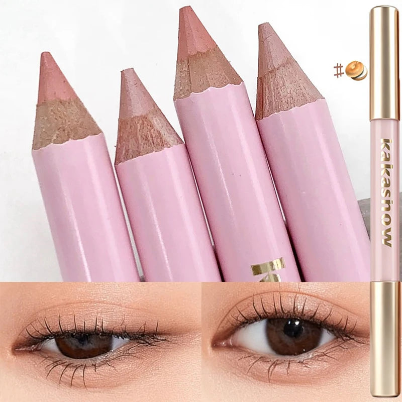 Double-Ended Lying Silkworm Pencil | Eye Brightener Stick Eye Highlighter Pencil PRIMED
