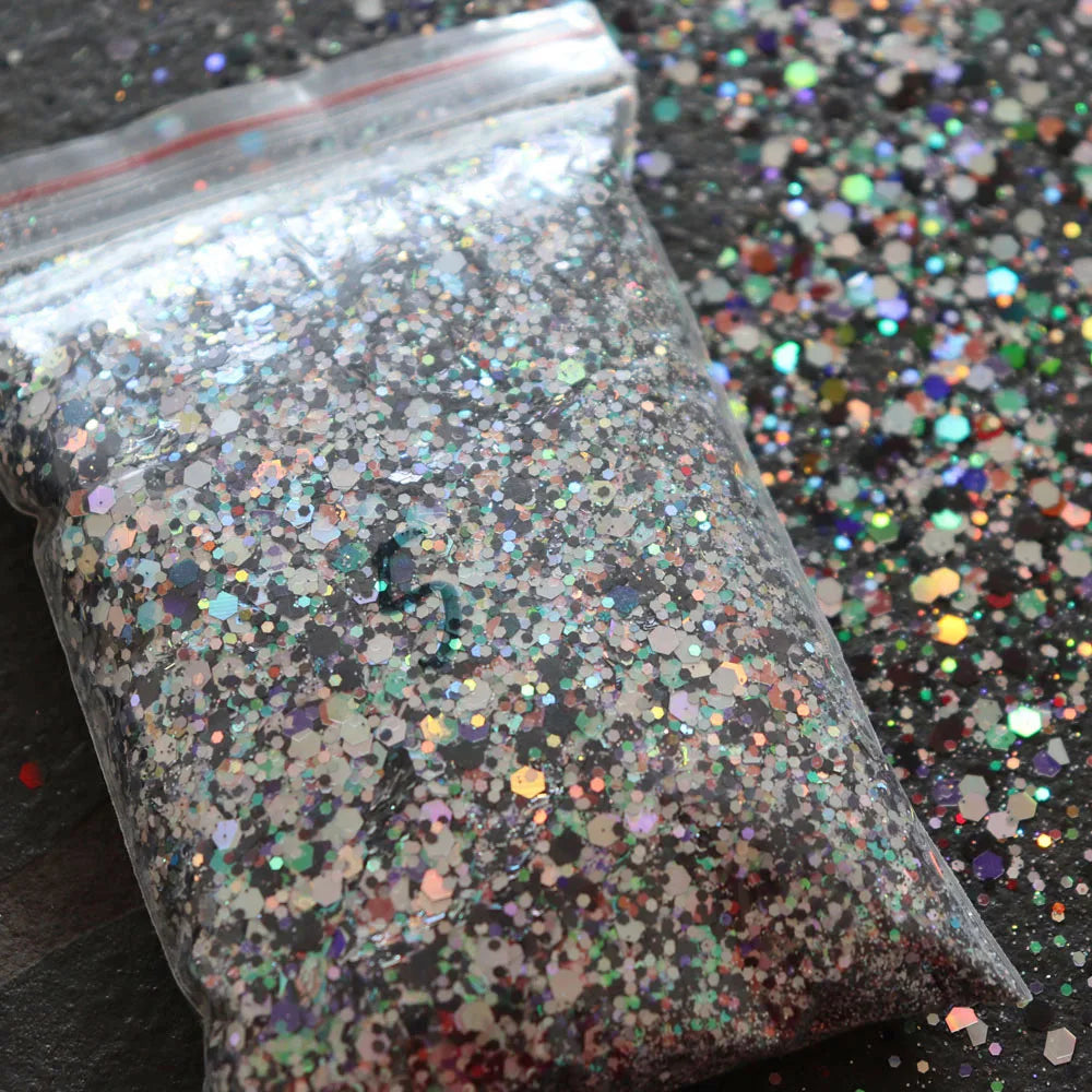 MAFANAILS 20g Diamond Pigment Nail Glitter Powder – 6 Colors