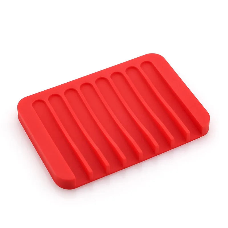 Silicone Sponge & Soap Holder – Self-Draining Waterfall Dish