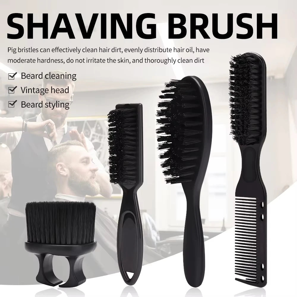 4-Pack Barber Neck Duster Brush Set – Soft Hairdressing Tool Barber Neck Duster Brush PRIMED