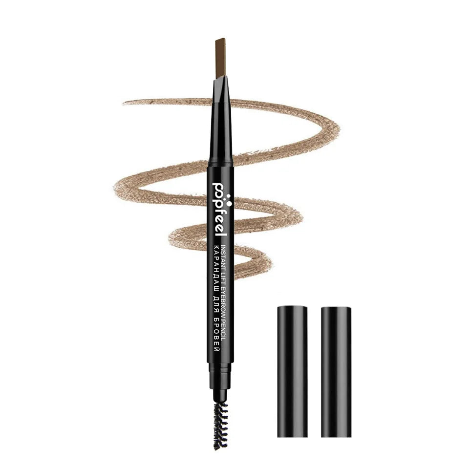 POPFEEL 3D Dual-Head Eyebrow Pencil – Waterproof Long-Lasting Eyebrow Pencil PRIMED popfeel-EP2-1