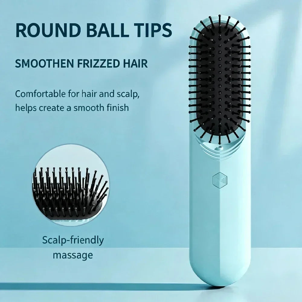 Steam Mist Hair Straightening Brush | Scalp Massage Detangler Electric Hair Brush PRIMED