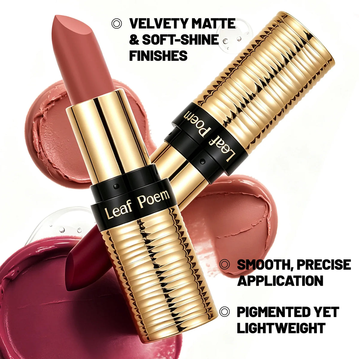 ZYXUAQIR Nude Matte Lipstick – Waterproof Velvet Long-Lasting