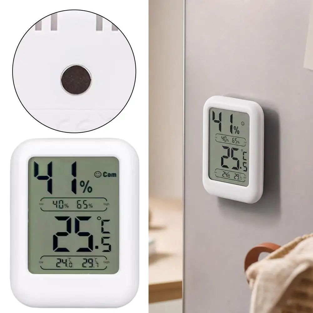 Mini Digital Thermometer Hygrometer – LCD Humidity & Temp Gauge Digital Hygrometer PRIMED