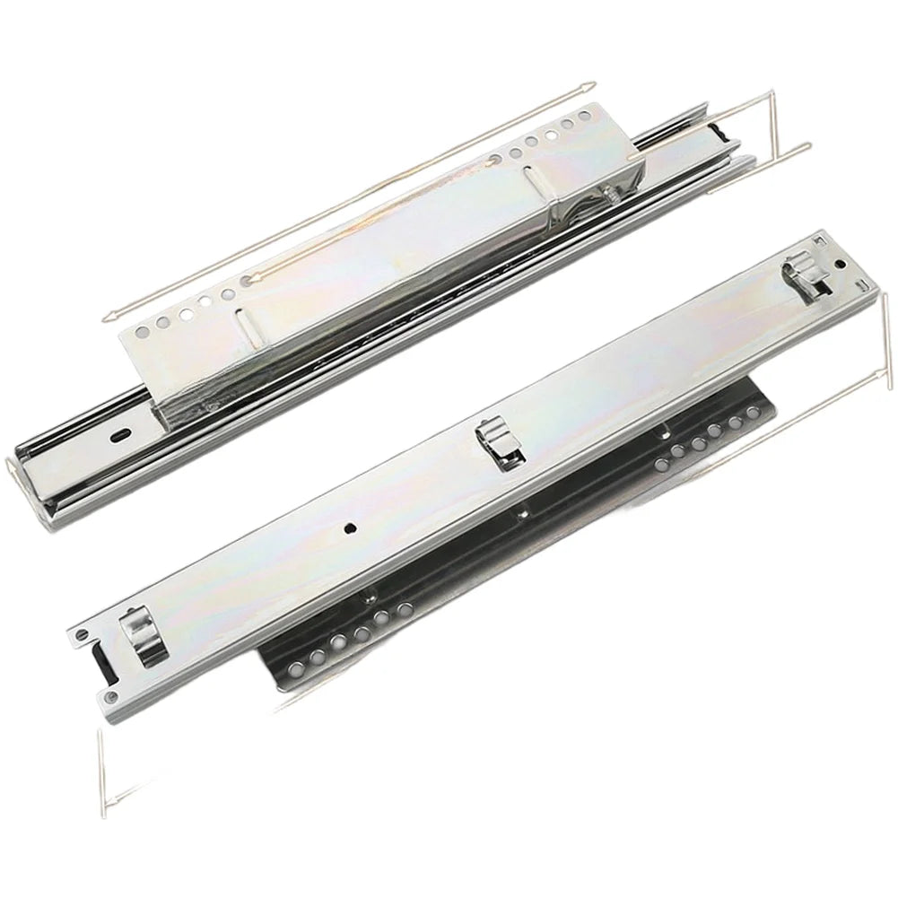 Heavy-Duty Cabinet Drawer Slide Rail | 45kg Full Extension Cabinet Drawer Slide PRIMED