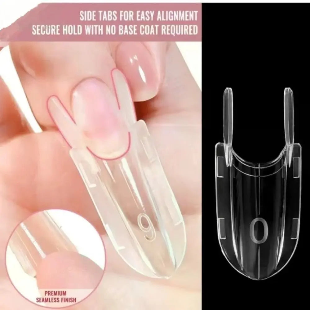 Rocket Shape Dual Nail Extension Forms 30pcs – Reusable
