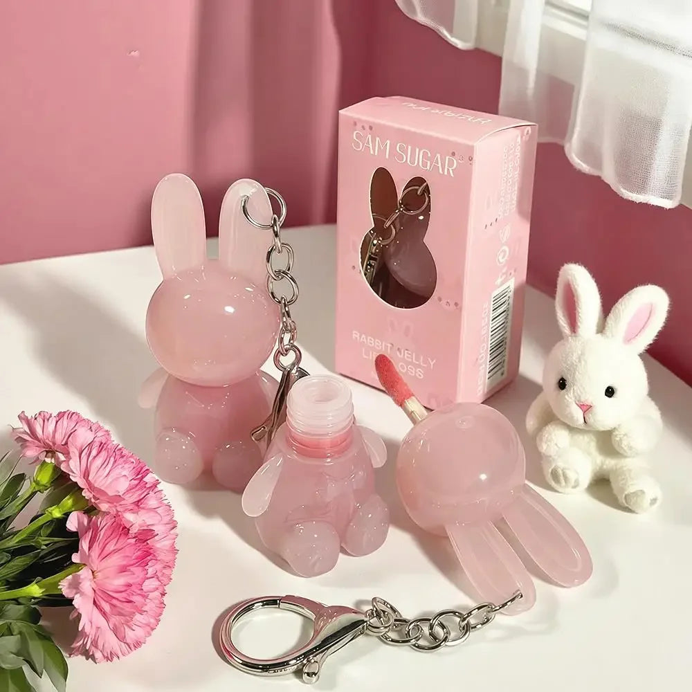 SAM SUGAR Bracelet Keychain Lip Gloss – Hydrating & Long Lasting