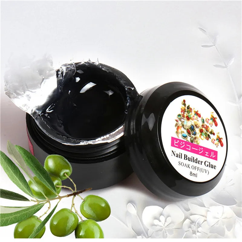 UV Gel Nail Glue for Rhinestones & False Tips – 8g